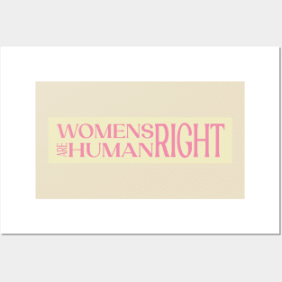 woman right are human right saying Posters and Art